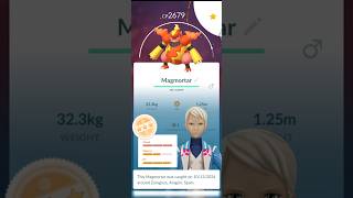 How to evolve Magmar Pokemon in pokemon go pokemogo pokemon [upl. by Celinka]