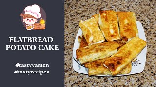 Flatbread potato cake ASMR Tasty recipes from Yamen tasty tastyrecipes tastyyamen asmrfood [upl. by Marmawke]