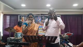 AR season 16 Singers DrArulshankar amp MrsSarada Song KalaKalamaga vazhum Live Round Song no 1 [upl. by Enitsenre]