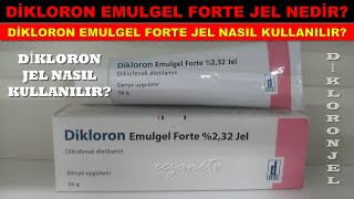 Dikloron Emulgel Forte Jel Nedir Dikloron Emulgel Jelin Yan Etkisi NedirDikloron Nasıl Kullanılır [upl. by Norita]