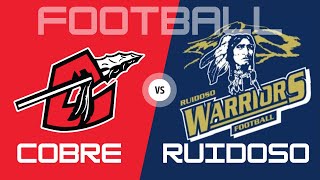 Football  Cobre vs Ruidoso [upl. by Desiri227]