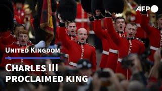 Charles III proclaimed King in pompfilled ceremony  AFP [upl. by Malik]