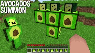 I just SUMMON AVOCADOS from Mexico in Minecraft [upl. by Akinet262]