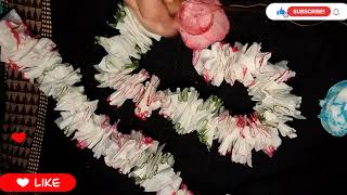 Tissue paper se banaye market jaise mala  tissue flowers toran diy tissue hack 💕❤️❤️ [upl. by Cormack]