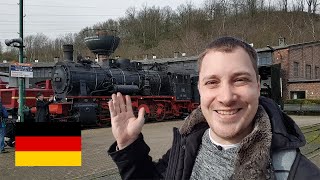 Eisenbahnmuseum Bochum Eröffnung des neuen Eingangsgebäudes [upl. by Meelak980]