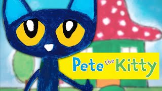 PETE THE KITTY amp THE GROOVY PLAYDATE by Kimberly amp James Dean  Book Trailer [upl. by Refotsirhc980]