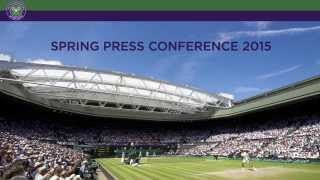 Wimbledon Spring Press Conference 2015 [upl. by Asiralc]