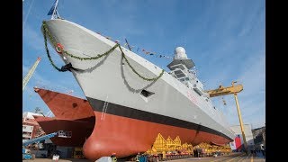 Marina Militare  Genova varata la nave Spartaco Schergat [upl. by Mcdade]