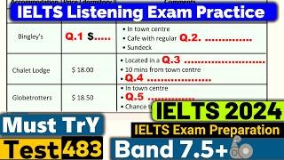 IELTS Listening Practice Test 2024 with Answers Real Exam  483 [upl. by Lahpos]