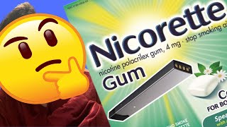 Nicorette Gum To Quit Smoking Is It A Good Idea [upl. by Canon]