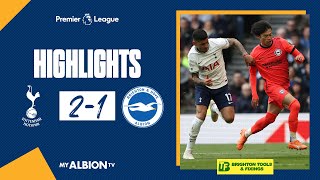 PL Highlights Spurs 2 Albion 1 [upl. by Eniak218]