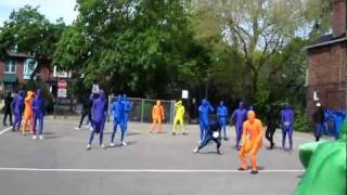 Morphsuits  Giant Morph Dodgeball Game [upl. by Halsted386]