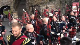 Backstage at The Royal Edinburgh Military Tattoo 2014  Part 2  TheWalleyFamily UK [upl. by Deer]