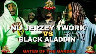 NU JERZEY TWORK vs BLACK ALADDIN  GATES of the GARDEN  RAP BATTLE [upl. by Jimmy723]