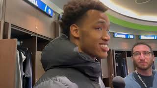 Wendell Moore Jr Postgame Interview 113022 vs Memphis Grizzlies [upl. by Bergerac]