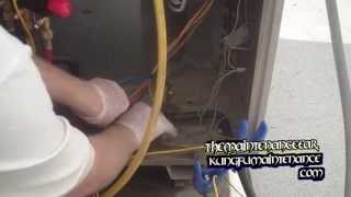 How To Recover High Side Liquid Refrigerant When Finished Charging AC Low On Freon Detaching Hoses [upl. by Leoj330]