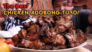 THE BEST CHICKEN ADOBONG TUYO RECIPE  Easy Filipino Chicken Adobo Recipe HD [upl. by Maite]