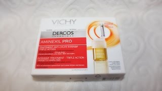 Борюсь с выпадением волос  Vichy Aminexil Pro [upl. by Lebar]