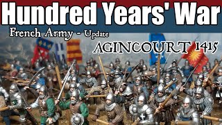 The Hundred Years War French army showcase update Agincourt 1415 project [upl. by Aw]