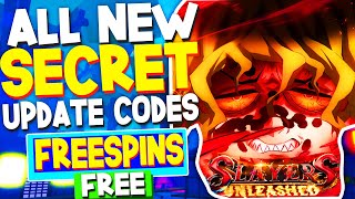 ALL SLAYERS UNLEASHED CODES Roblox Slayers Unleashed Codes [upl. by Hcab]