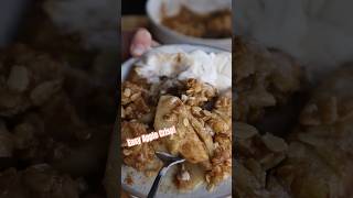 Homemade Apple Crisp is the Best Apple dessert [upl. by Anecuza]