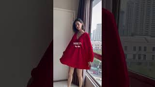 shein UNBOXING  Review Try On Haul 2024  Provando Looks  Vestido Vermelho  tryon ootd [upl. by Yelha76]