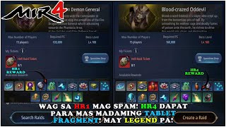 MIR4  TARA HELL RAID PERO WAG SA HR1 HR4 DAPAT PARA MADAMI LOOTS AT MAY LEGEND FRAGMENT PA  F2P [upl. by Durtschi822]