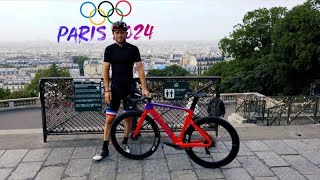 JO PARIS 2024  Le parcours de lépreuve de cyclisme reconnu par Steve Chainel [upl. by Bergstein]