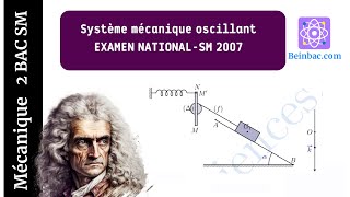 2Bac SM BIOF Rotation amp oscillations mécaniques Examen national SM 2007 [upl. by D'Arcy42]