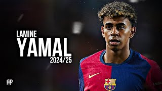 LAMINE YAMAL • 20242025 AMAZING DRIBBLING SKILLS GOALS amp ASSISTS [upl. by Tadd]