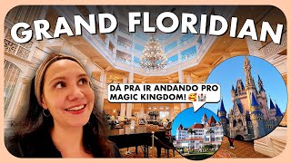 GRAND FLORIDIAN HOTEL DE LUXO INCRÍVEL PERTINHO DO MAGIC KINGDOM [upl. by Cousins]