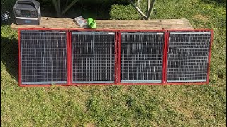 Honest review DOKIO 160W 18V Portable Solar Panel Kit [upl. by Jacoba]