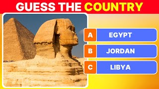 Geography Quiz  Guess The Country By the Famous Landmark Quiz [upl. by Niraj435]