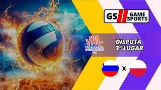 ESLOVÊNIA X POLÔNIA  NATIONS LEAGUE DE VÔLEI MASCULINO 2024  3º LUGAR  NARRAÇÃO AO VIVO [upl. by Asela]