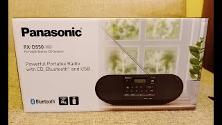 Аудиомагнитола PANASONIC RXD550GS [upl. by Nic82]