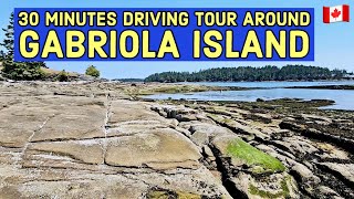 232🇨🇦 30mins Driving Tour around Gabriola Island BC [upl. by Ycart]