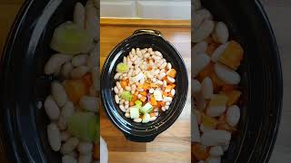 Slow Cooker Chicken amp White Bean Soup familymealsideas budgetfriendly [upl. by Rosie]