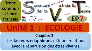 TCSFU1CH2EP6 II1influence de la composition chimique de sol sur la répartition de chêne liège [upl. by Eicyal]