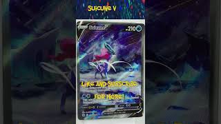 Suicune V from Crown Zenith Galarian Gallery suicunev pokemon ポケカ [upl. by Apul]