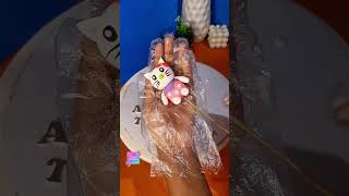 Fondant Cake topper making🎀 cake fondantcake cakedecorating cakereels shortvideo viralshorts [upl. by Ahsinrats456]