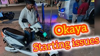 Okaya Electric Scooter Starting issues [upl. by Ecnaiva481]