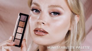 Soft Glam Eye Makeup ft the MINI STARLETTE EYESHADOW PALETTE Natasha Denona Makeup [upl. by Ahsier]