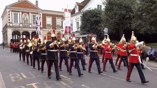 Changing the Guard at Windsor Castle  Monday the 8th of May 2017 [upl. by Dukie]