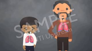 Second Hand Tobacco Smoke Sample Video  English [upl. by Clarie]