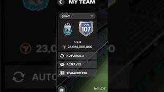 Argentina squad 107 rated 🔥 fifa football fifamobile messi fcmobile fcmobile24 euro2024 [upl. by Bolt284]