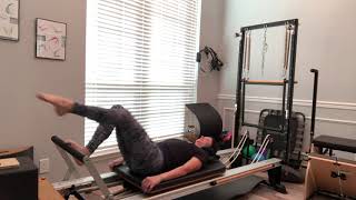 Pilates workout on a Stott Reformer [upl. by Biancha53]