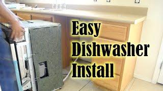 Dishwasher How To Install A Dishwasher in less than 1 hour How To Replace A Dishwasher [upl. by Nahama]