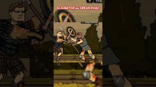 GLADIATOR Kills the SPEARMAN shorts swordfighting medieval gamingmoments gladiator knight [upl. by Kannan]