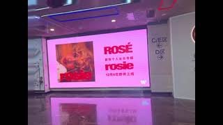 ROSÉ FOR rosie Hubin Yintai in77C Hangzhou China [upl. by Sheya]