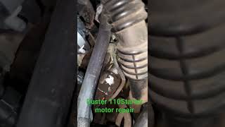 duster 110 starter motor repair automobile mechanic carduster dusterlovers modified [upl. by Nishom672]